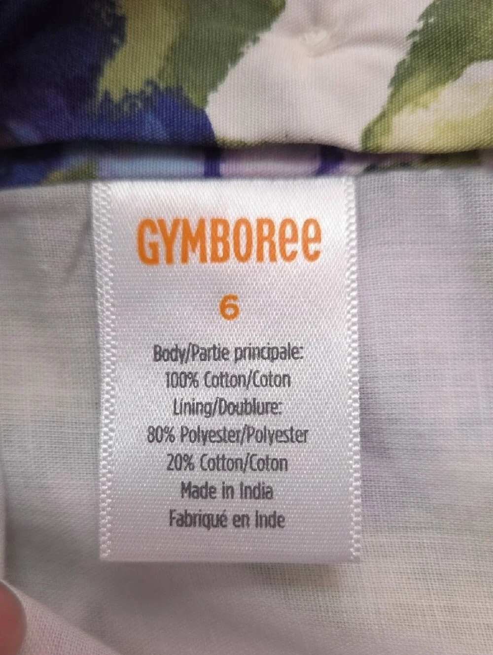 Gymboree Purple and Green Hydrangea Floral Bow Waist Dress